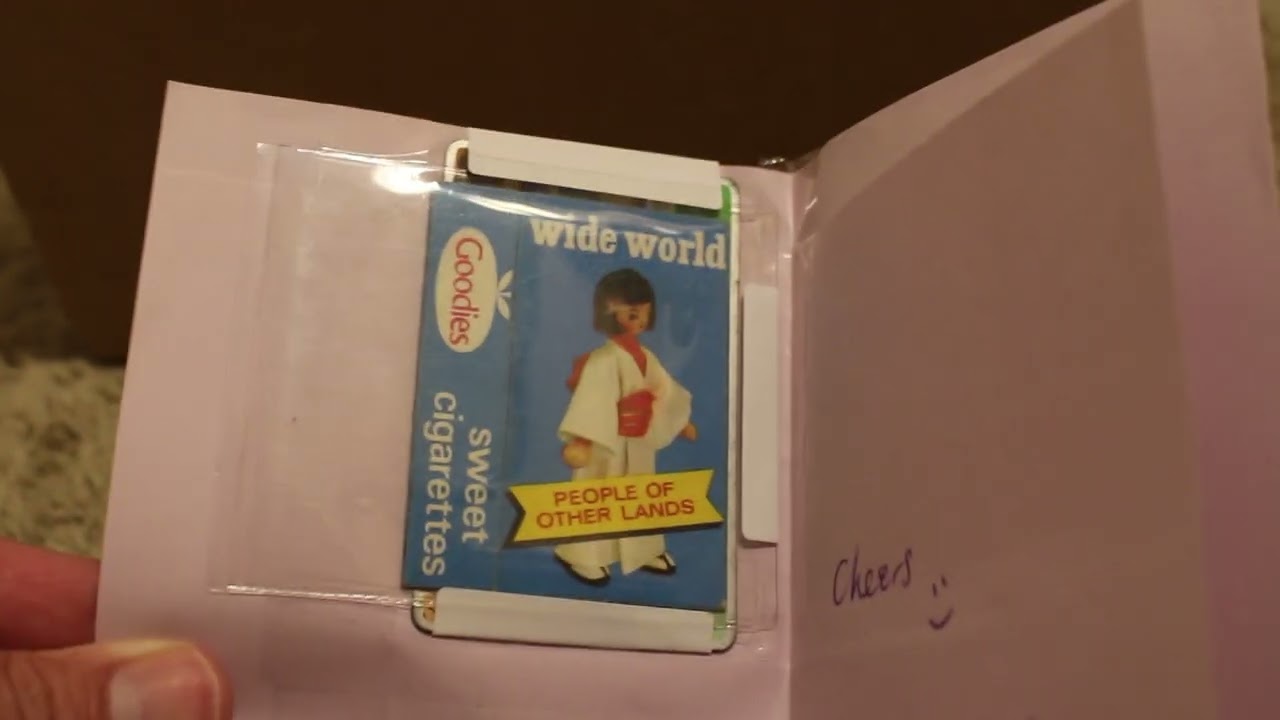 1970's Goodies WIDE WORLD Candy Cigarettes Sticks ASIAN CHARACTER