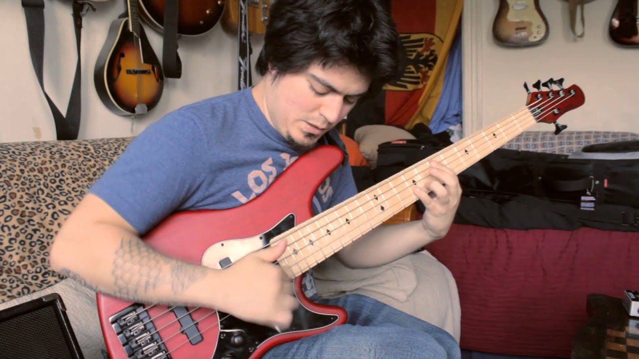 Kiesel/Carvin JB5 review for Bass Musician Magazine with Kilian Duarte