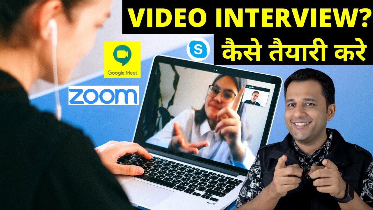 Tips For Online Video Interview - Zoom, Skype, Google Meet Job Interview Tips