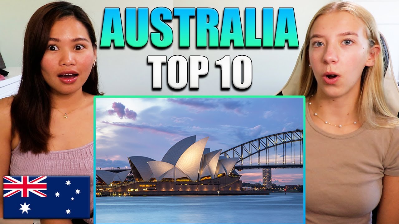 American Girls React to Top 10 Places To Visit in Australia! 🇦🇺