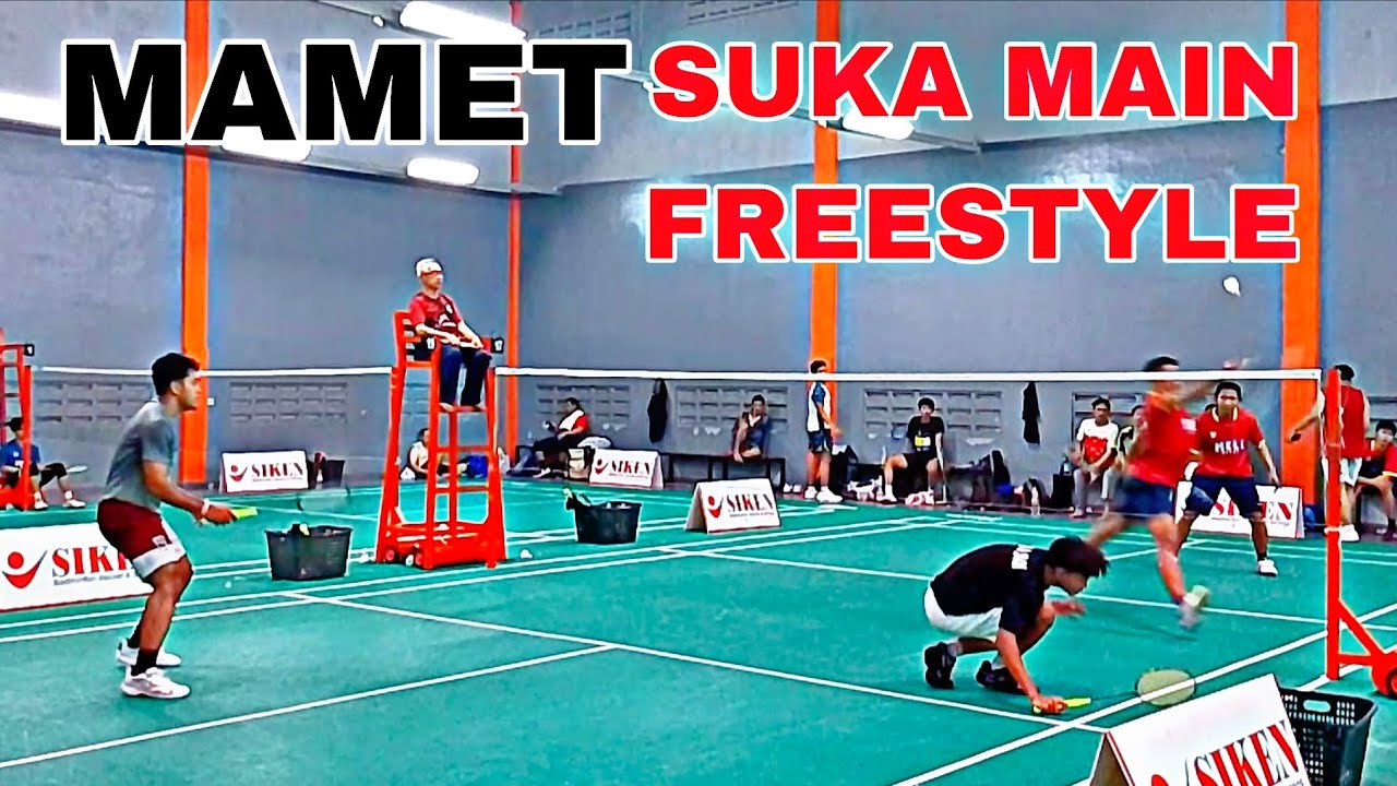 TARKAM DI BEKASI GOR SMASH BADMINTON HALL CIKUNIR || MAMET SI TANGAN JAIL