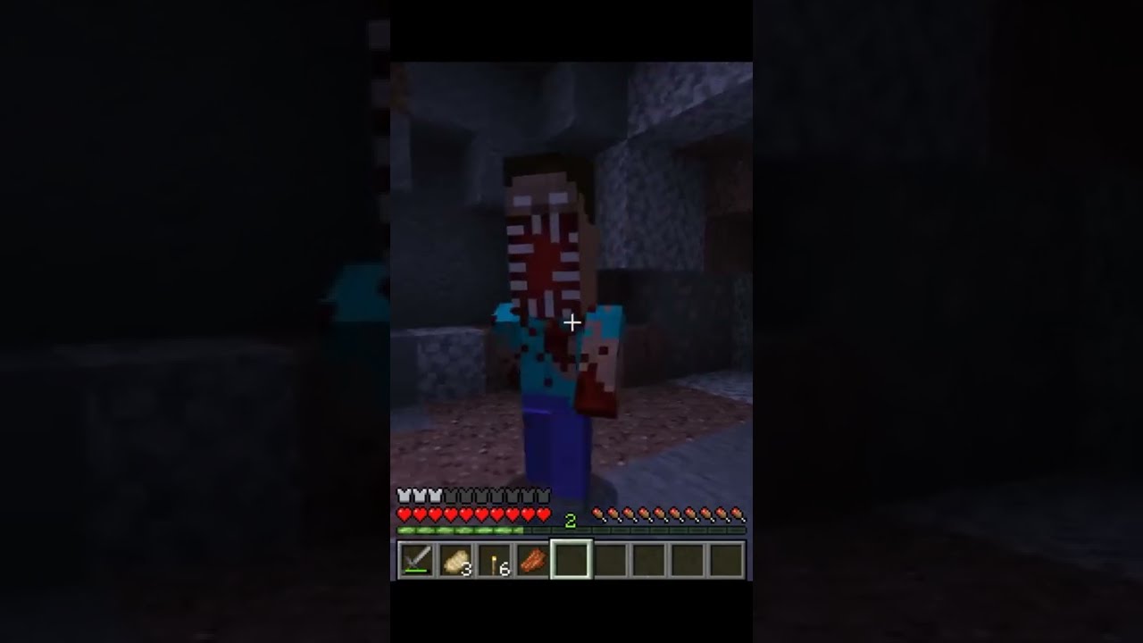 Scary Steve in Minecraft #Shorts
