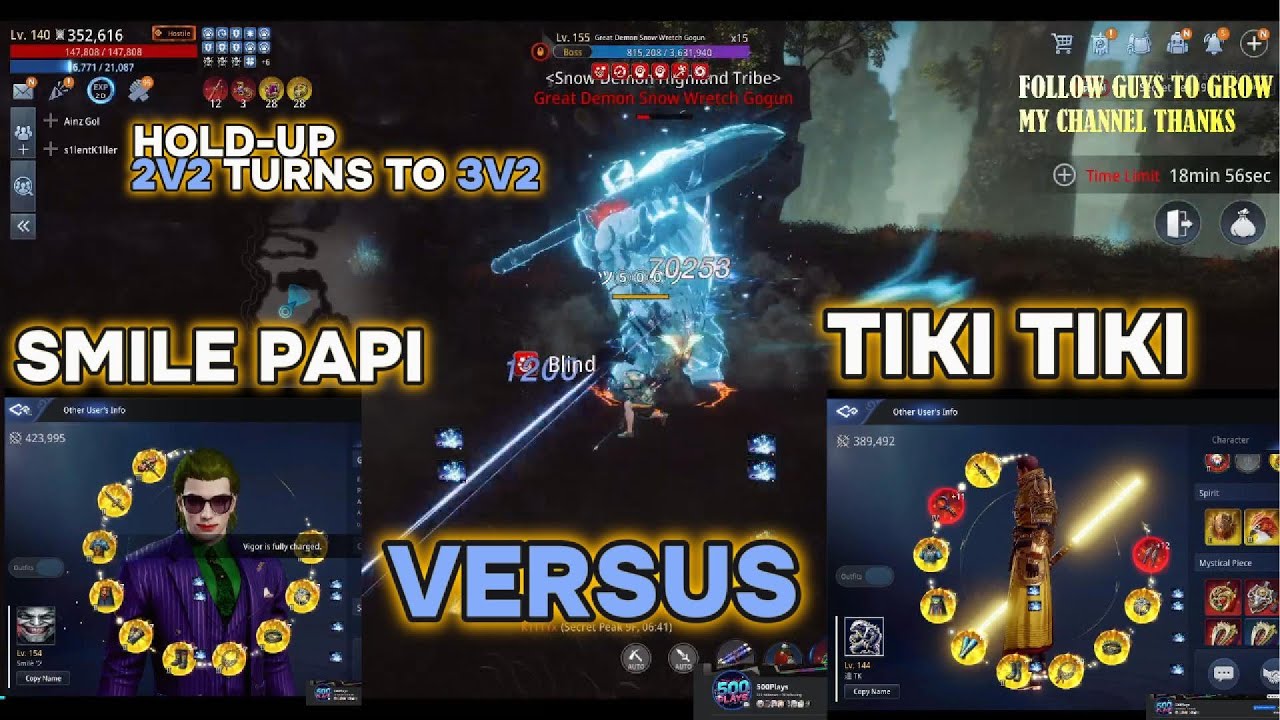 MIR4 PVP: AGAINTS THE ODDS HIGH PS VS LOW PS