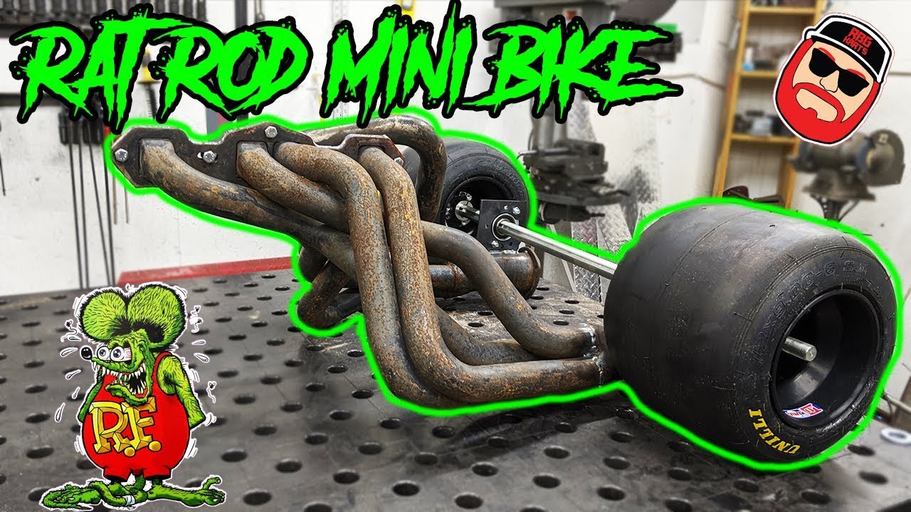 Custom Rat Rod Header Mini Trike Build ~ Ep1 🏍🛠