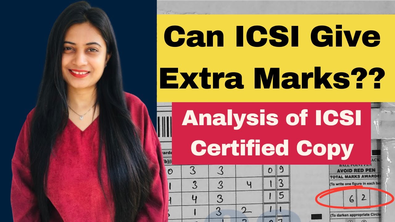 Can ICSI Give Extra Marks ? ICSI Certified Copy Answer Paper Analysis | Exam Series