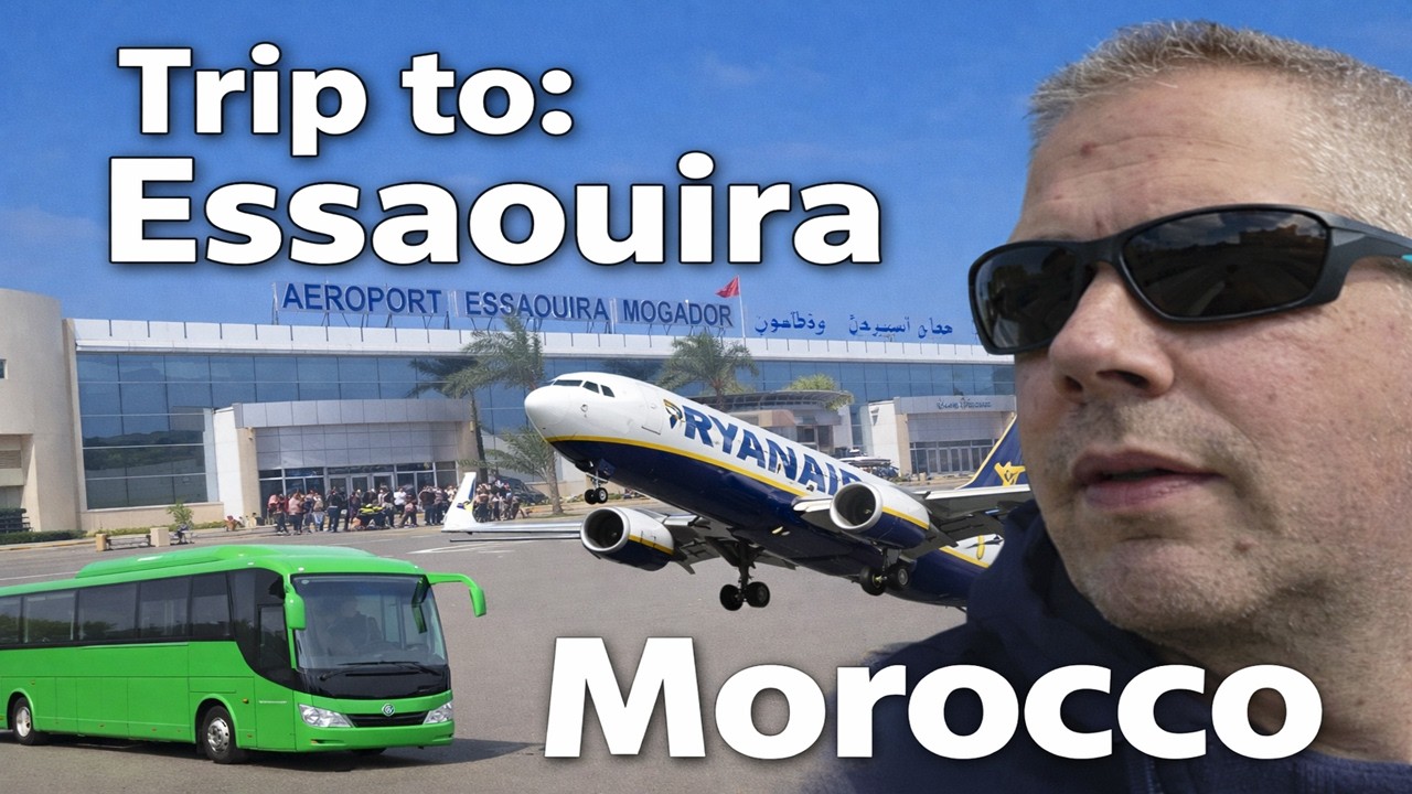 I Travelled Overnight from Europe to Morocco 🇧🇪➡️🇲🇦 | Journey to Essaouira | Tripreport VLOG