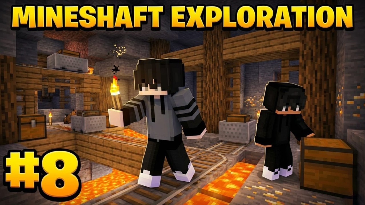 Exploring the Mineshaft Wasn’t Worth It… 😔⛏  Minecraft EP 08