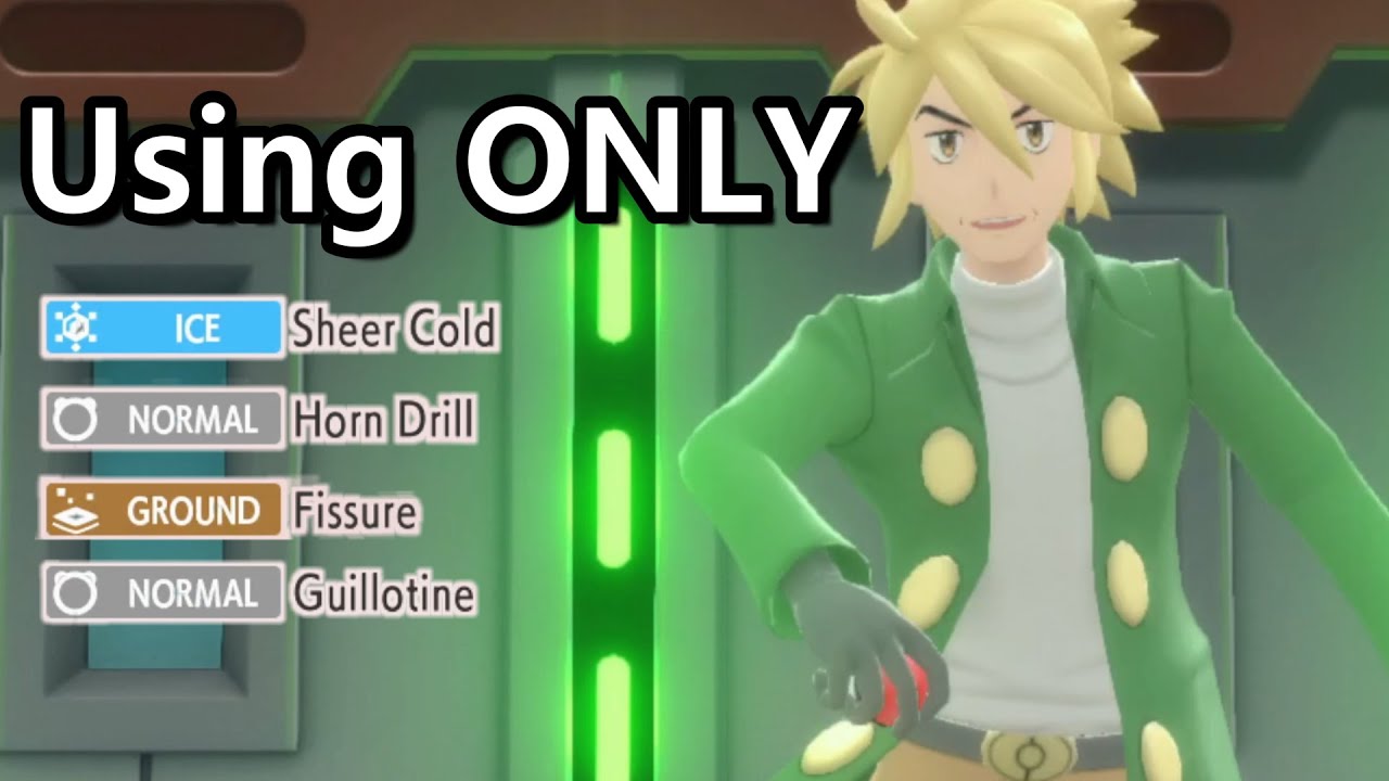 The Battle Tower with ONLY OHKO Moves? | Pokemon Brilliant Diamond & Shining Pearl