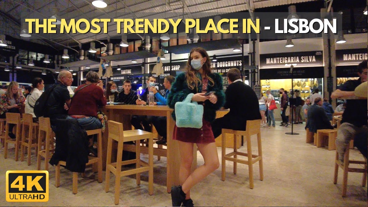 Mercado da Ribeira, Time Out Market Lisboa, Portugal 2021【4K UHD】
