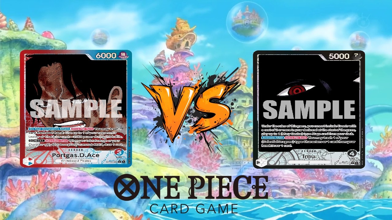 OP14 LOCALS GAMEPLAY FINAL - UR PORTGAS D ACE VS IMU