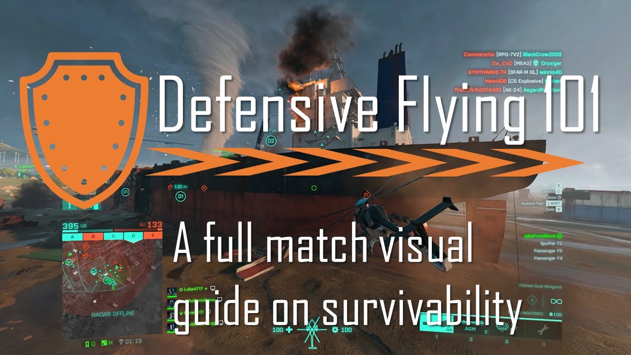 Defensive Flying 101 ►  A Visual Guide for surviving as a Nightbird pilot in Battlefield 2042