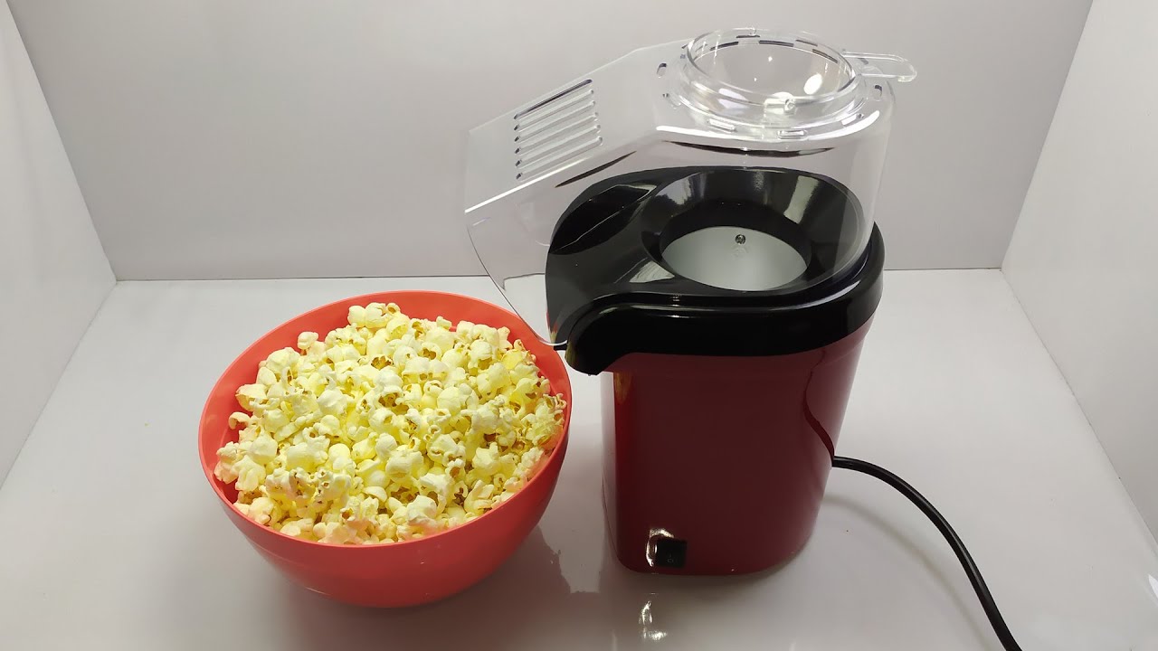 الة صنع الفشار المنزلية بدون زيت - ماكينة الفشار  Hot Air Oil-Free Popcorn Maker Machine