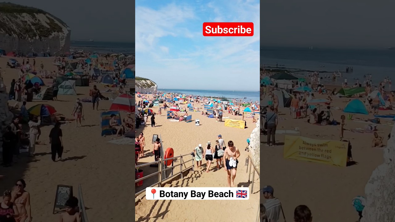 Botany Bay Beach, Kent 🇬🇧🤩 #beach #summer #sun #travel #daytrip #explore #travel