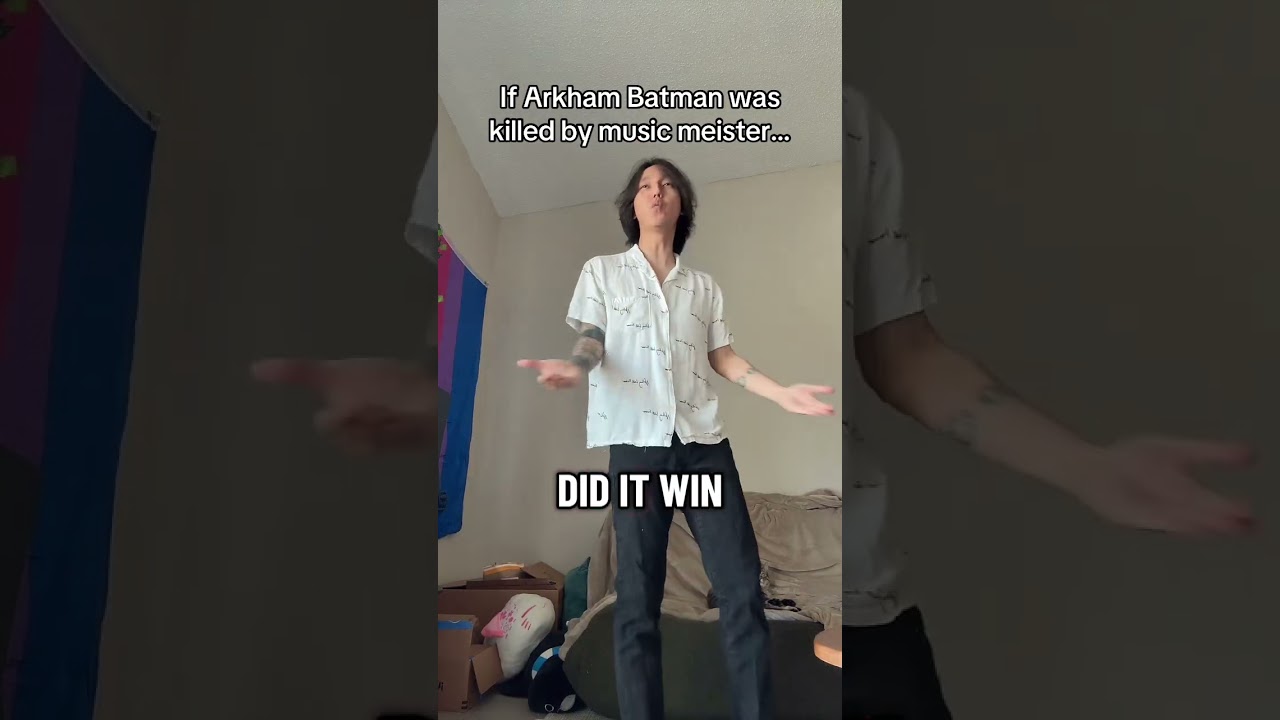 Если бы Бэтмена из Аркхема победил МУЗЫКАЛЬНЫЙ МЕЙСТЕР! #batman #dccomics #comedy #memes