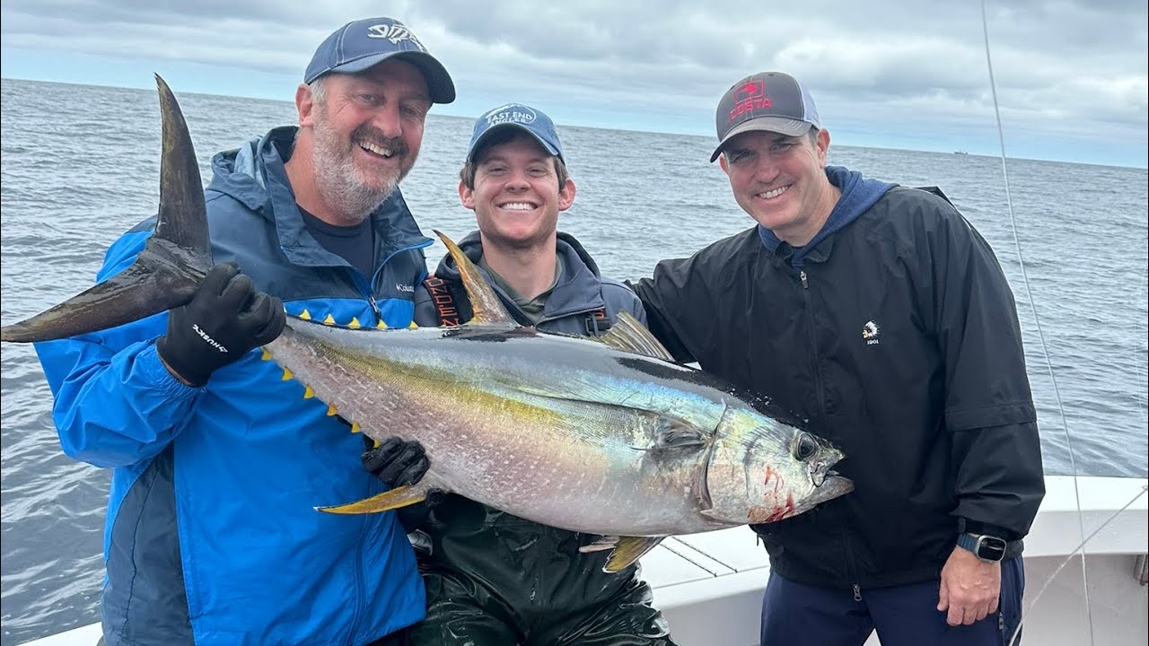 Inshore NY jigging for tuna!