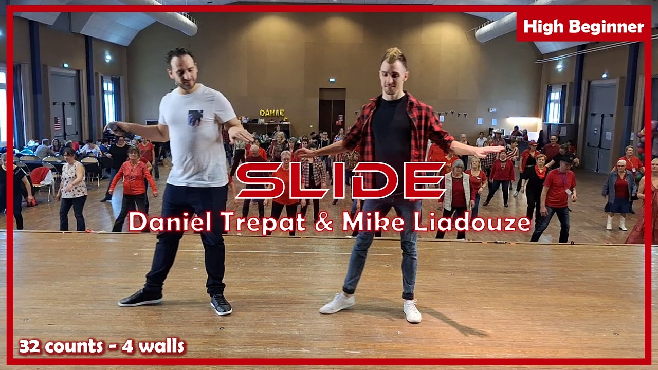 Slide - Line Dance (Demo & Tuto EN/FR)