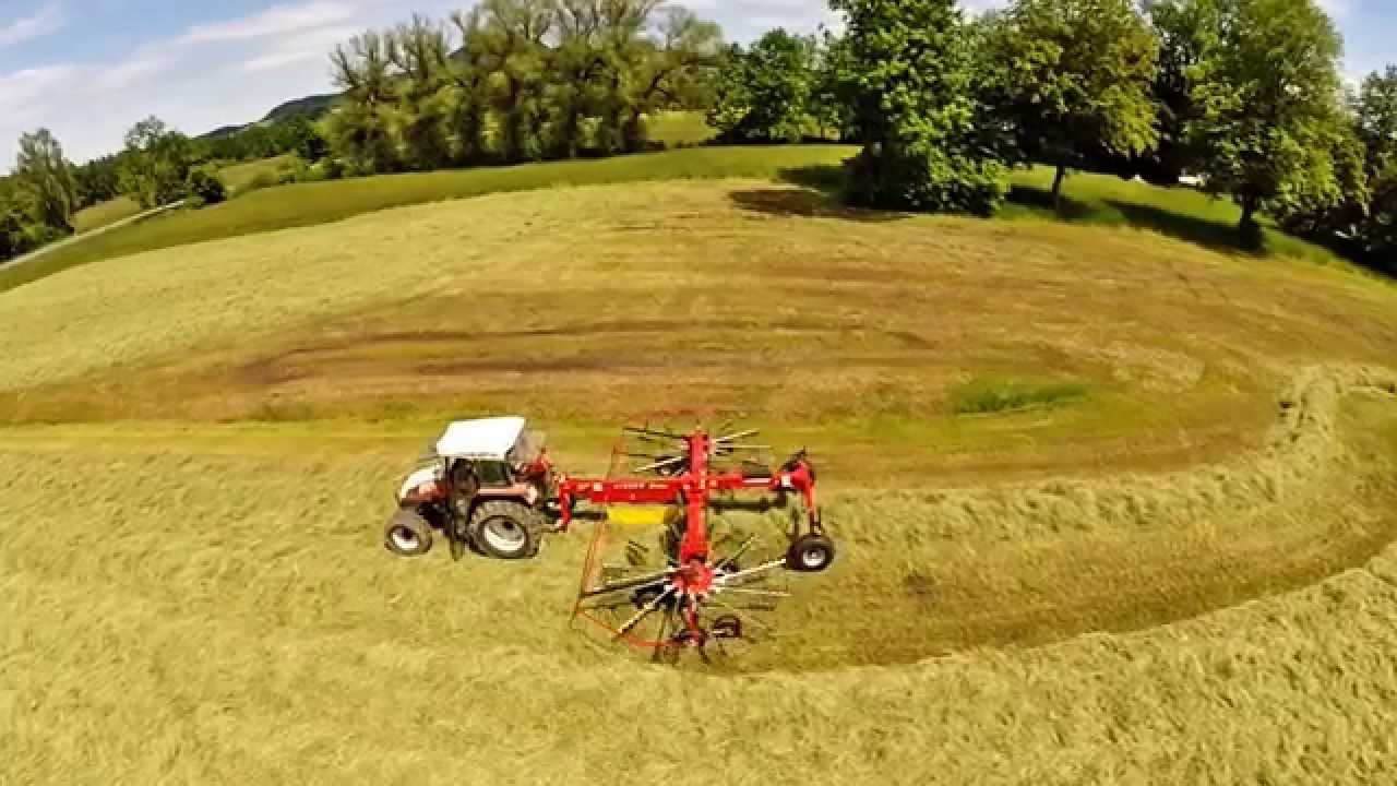 Mähen, Schwaden, Pressen Heuernte mit Agrardienstleistungen Schaumburger