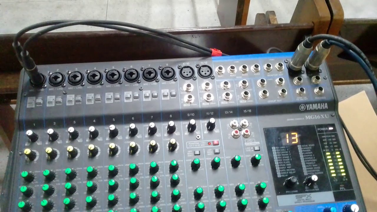 Yamaha MG 16 XU (parte II)