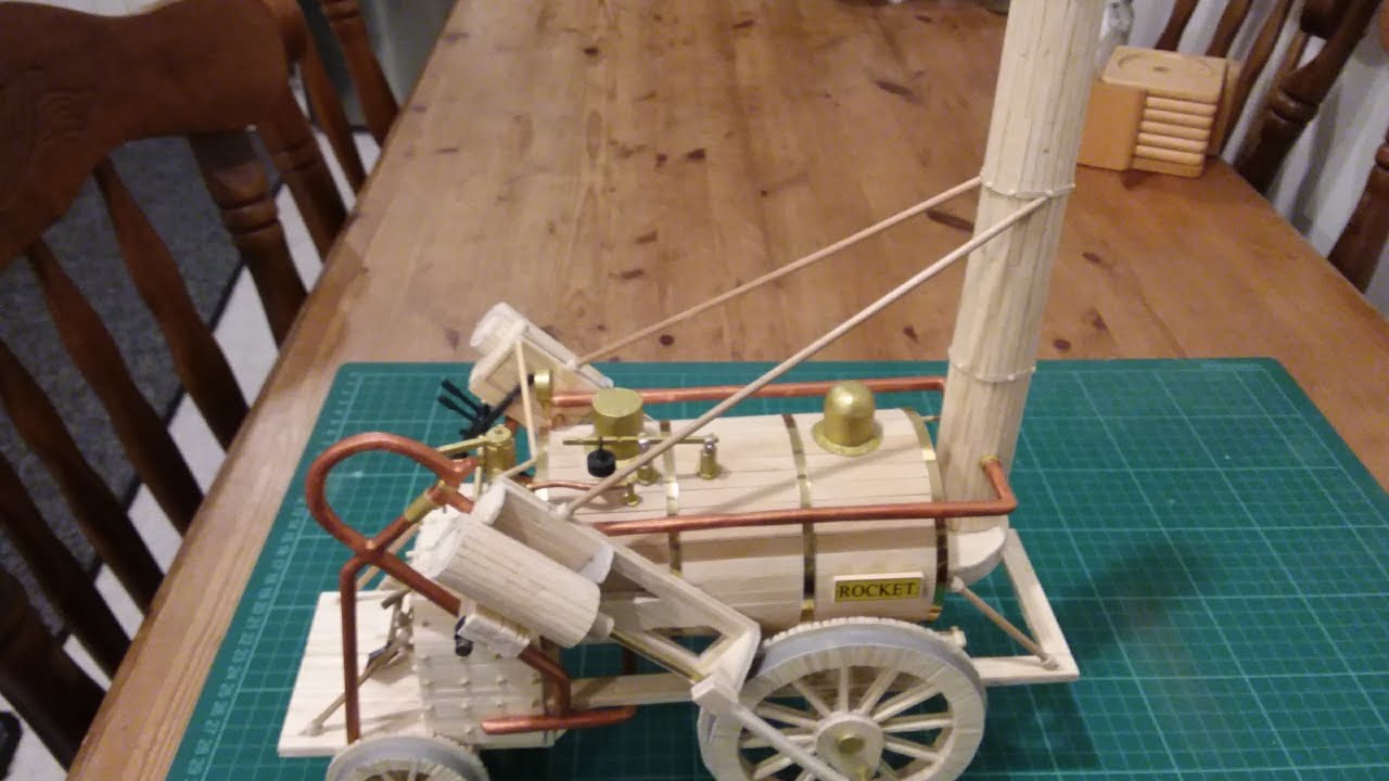 Matchstick Modelling..The Rocket Locomotive