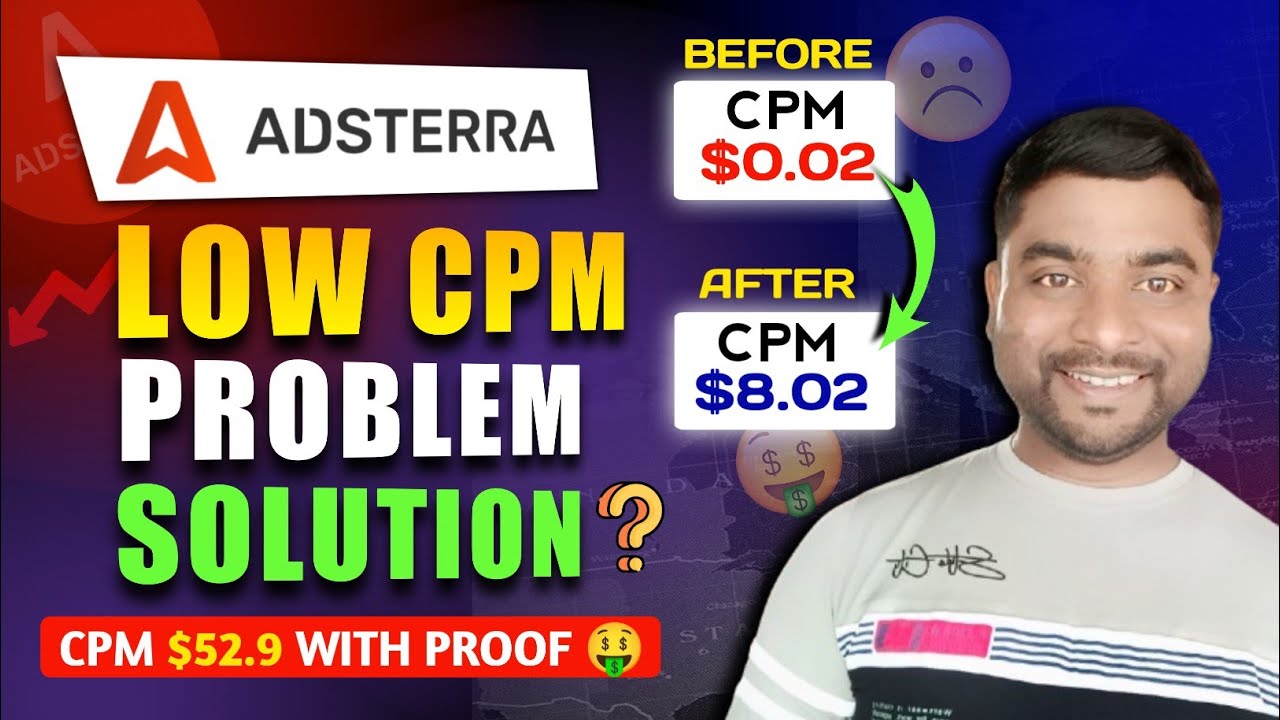 🤑Adsterra Low CPM Problem Solution 2026 | 🚀How To Increase Adsterra Cpm Low Traffic - SmartHindi 