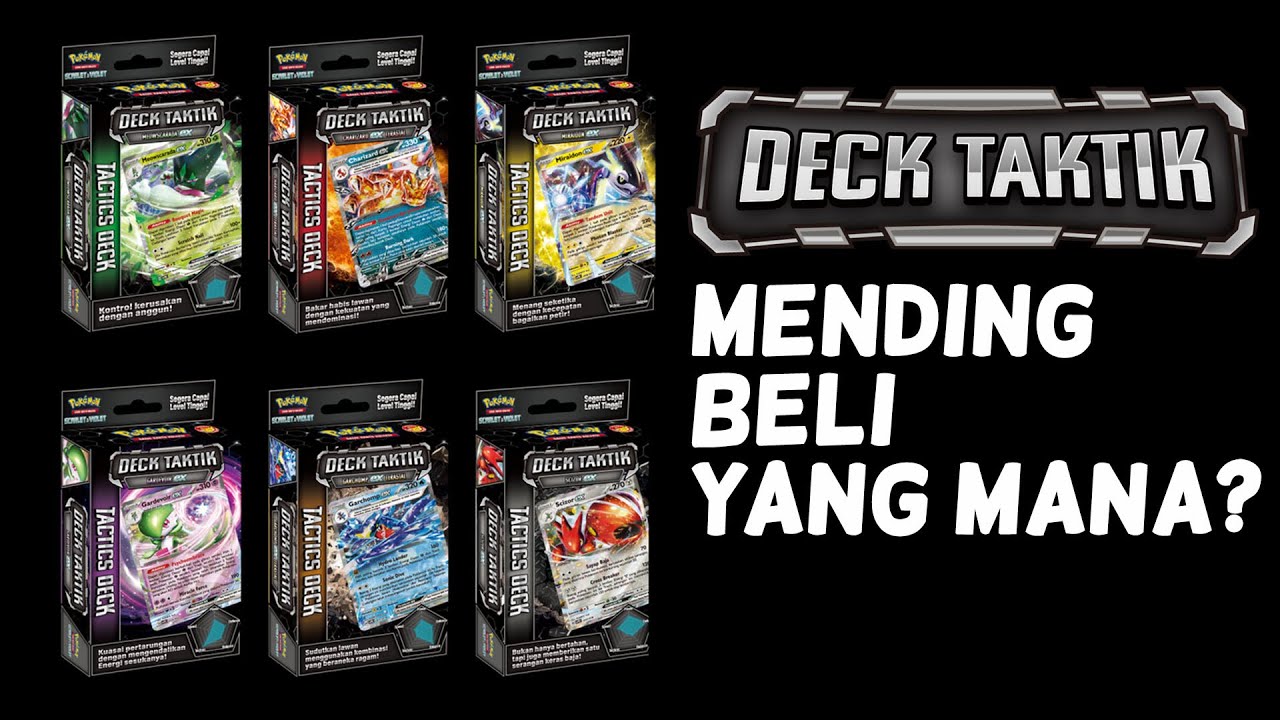 *JANGAN SALAH BELI!* BERITA BAGUS UNTUK PEMULA MAIN KARTU POKEMON TCG INDONESIA! DECK TAKTIK!