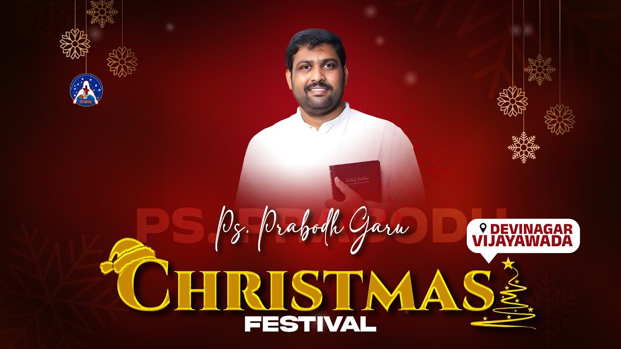 Christmas #live Service  | 28 Dec 2025 | Ps. Prabodh Garu | Mgm Vja Official