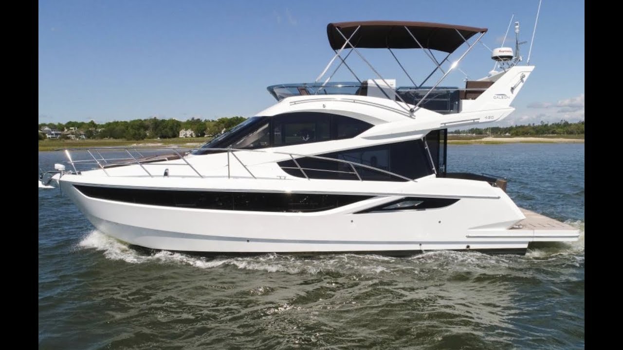 2018 Galeon 420 Fly Sport Yacht For Sale at MarineMax Wrightsville Beach
