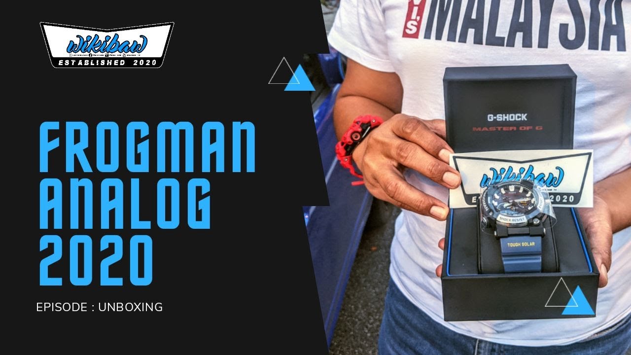 UNBOXING : GSHOCK FROGMAN GWF-A1000 #036