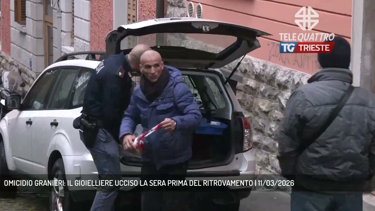 OMICIDIO GRANIERI: IL GIOIELLIERE UCCISO LA SERA PRIMA DEL RITROVAMENTO | 11/03/2026