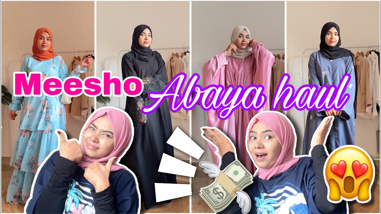 💫 Huge Meesho Abaya Haul Under ₹700 | Affordable Modest Fashion Try-On | Abaya Styling 2025