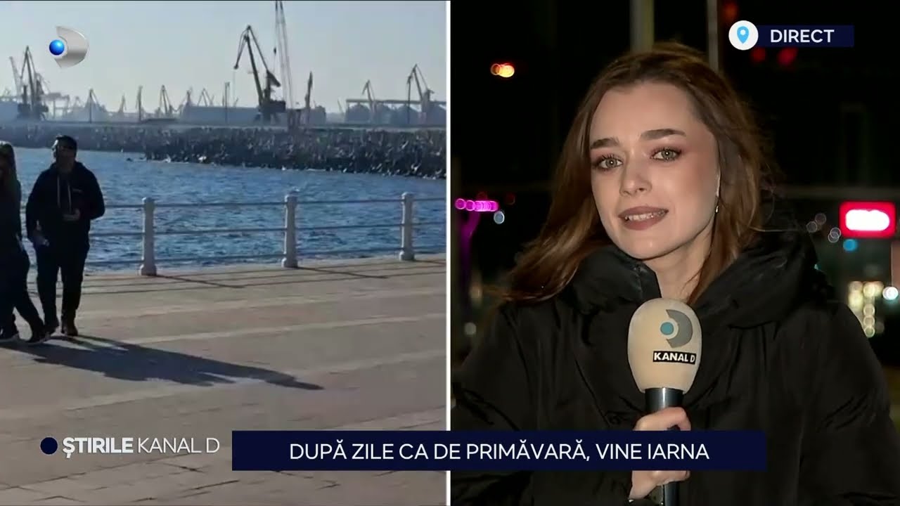 Stirile Kanal D - Dupa zile ca de primavara, vine iarna! | Editie de seara