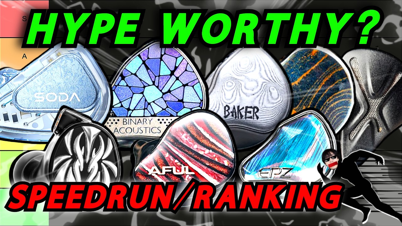 I SPEEDRUN/RANK 8 NEW IEMS.. PERFORMER 8S, SODA, EP321, BAKER & MORE