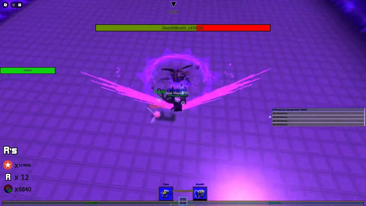 Boss Fighting Stages - DeathWrath solo (slicer)