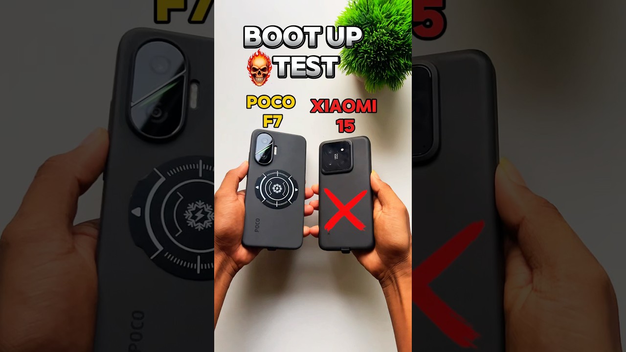 Can POCO F7 Beat the Xiaomi 15? (Boot Test) 😱