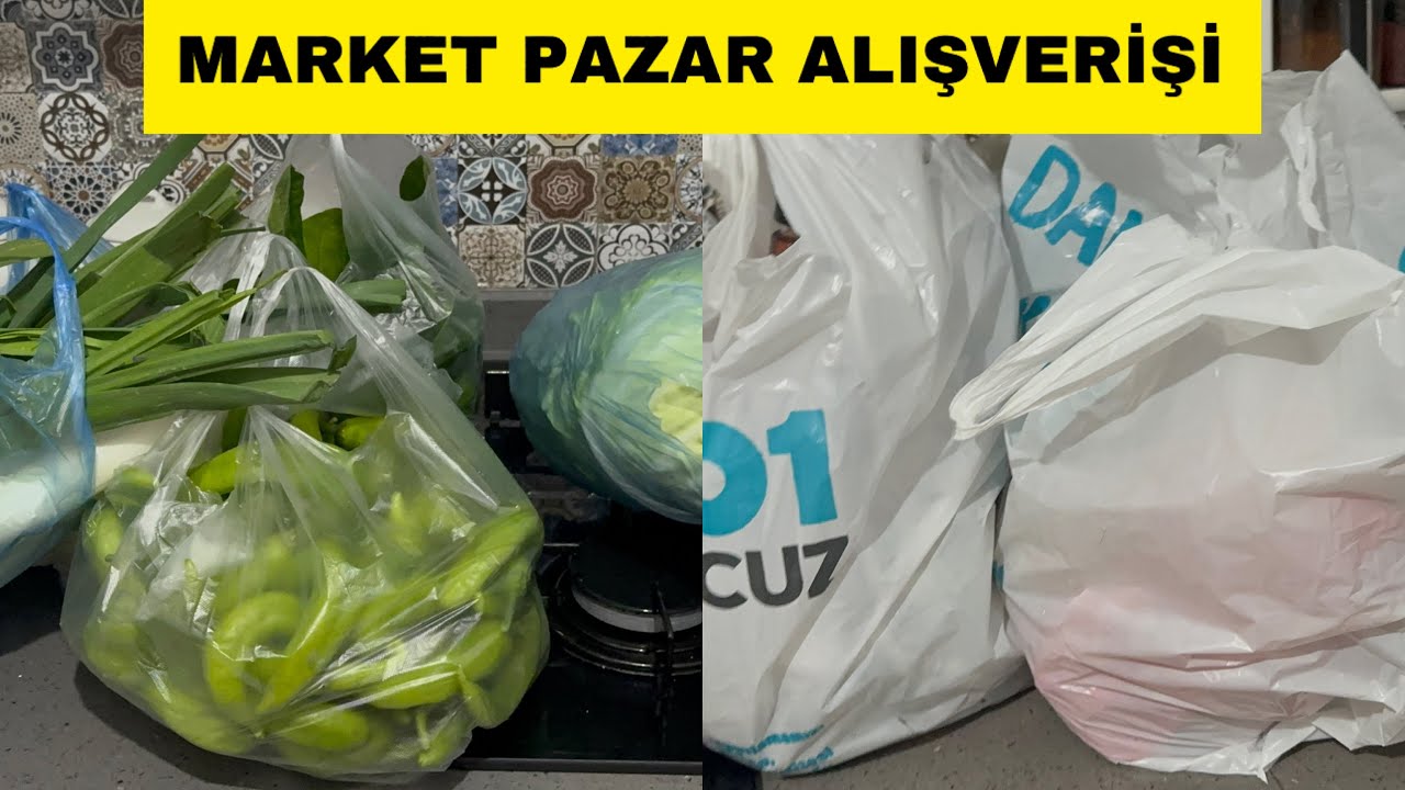 MARKET PAZAR ALIŞVERİŞİ | NELER ALDIK | ÇOK ŞAŞIRDIM | İLK KEZ GİTTİK | GÜNLÜK VLOG |