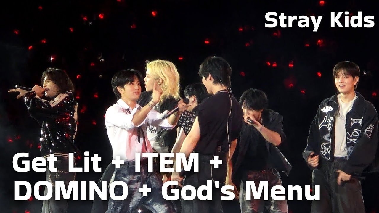 [4K] 241214 Stray Kids 'Get Lit + ITEM + DOMINO + God's Menu' @dominATE in BANGKOK
