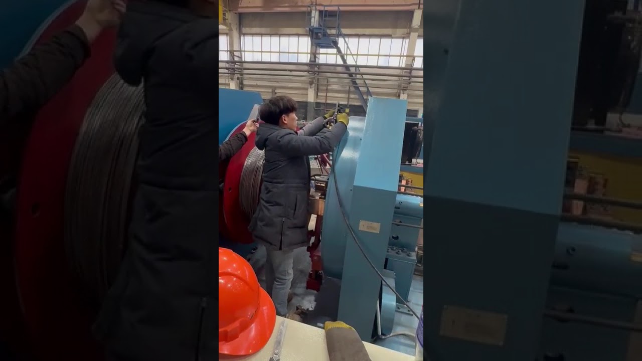 square pile cage welding machine manual inserting rebar operation