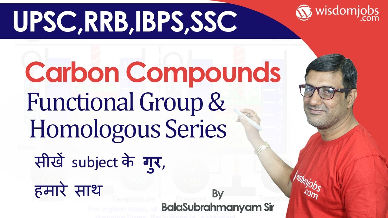 Carbon Compounds | Functional Group and Homologous Series @Wisdom jobs