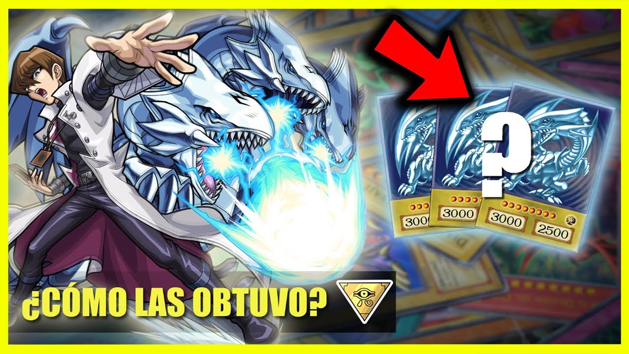 🔷 ¿Por qué KAIBA tenía TRES CARTAS del Dragón Blanco de Ojos Azules?  ¿Cómo las consiguió? | Yugioh!