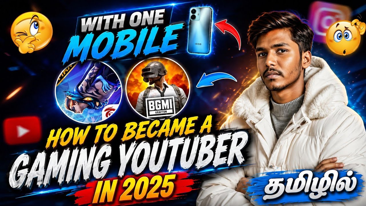 ♨️🎮How to Become a successful GAMING YOUTUBER in 2025💥//tips and tricks in tamil