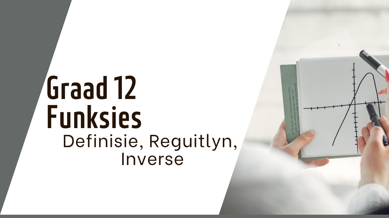 Funksies: Definisie, Reguit lyn & Inverse (GRAAD 12 WISKUNDE)