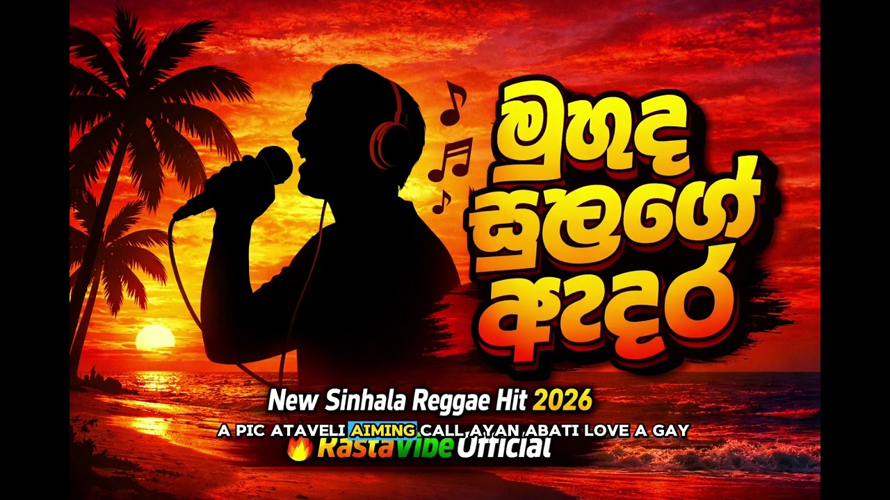 මුහුදු සුළඟේ ආදරේ 🌴 | New Sinhala Reggae Song 2026 | RastaVibeOfficial 