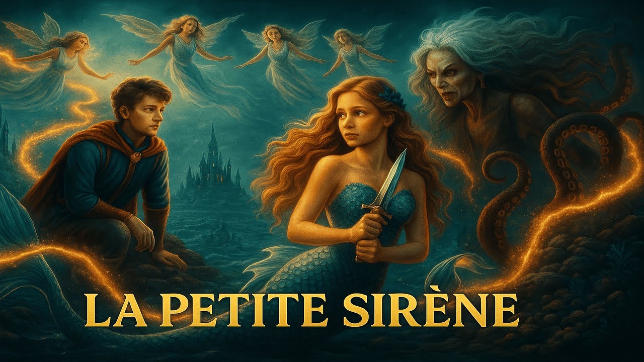 La Petite Sir&egrave;ne &ndash; Conte d&rsquo;Andersen COMPLET | Histoire du soir illustr&eacute;e