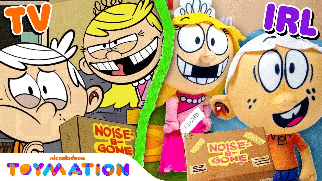 Loud House Puppets Go QUIET! 🤫 Sound of Silence | Toymation
