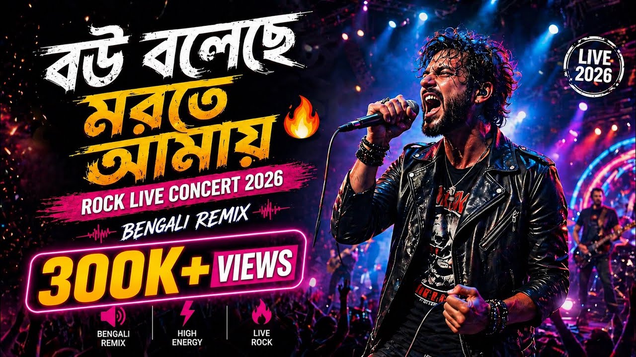 রেল লাইনে Body দেবো মাথা দেবো না | Rock Version | Live Concert Mix | BongRootMedia | Bengali Remix