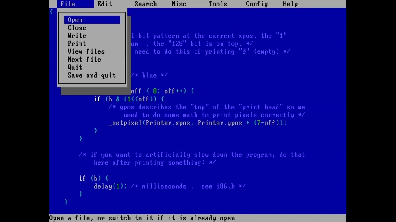 I made a virtual dot matrix printer