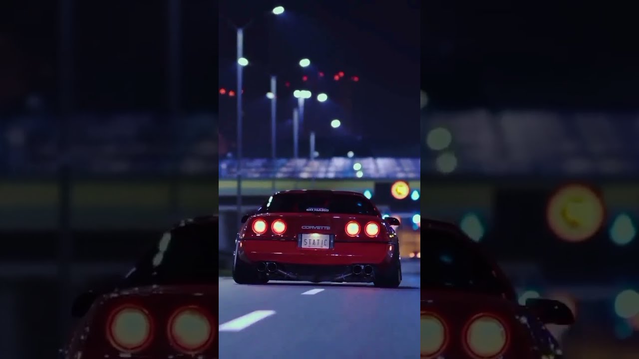 INSANE STATIC Corvette C4 | Slammed Perfection on the Streets & Garage Vibes! #trending #automobile