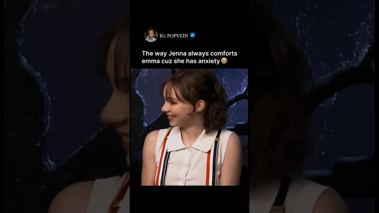 Jenna Ortega always comforts Emma Myers cuz she has anxiety 🩷