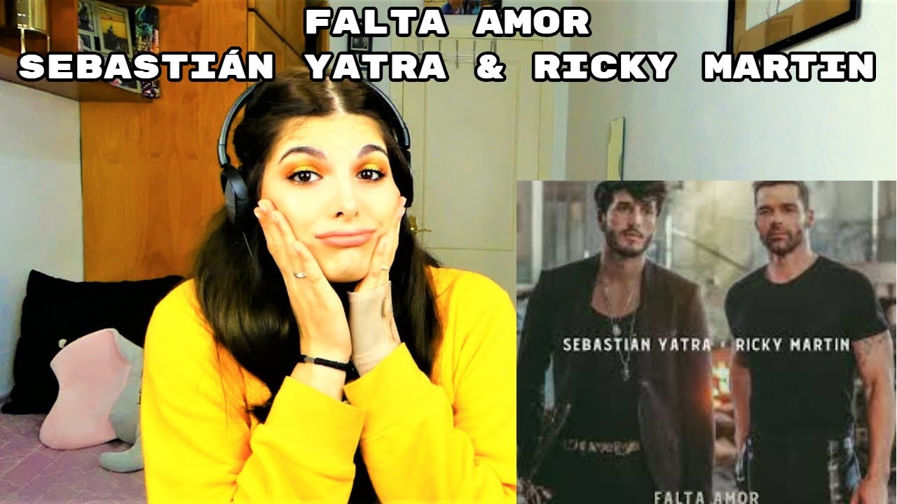 REACCIÓN: FALTA AMOR - SEBASTIÁN YATRA Y RICKY MARTIN| Cristina Black & White