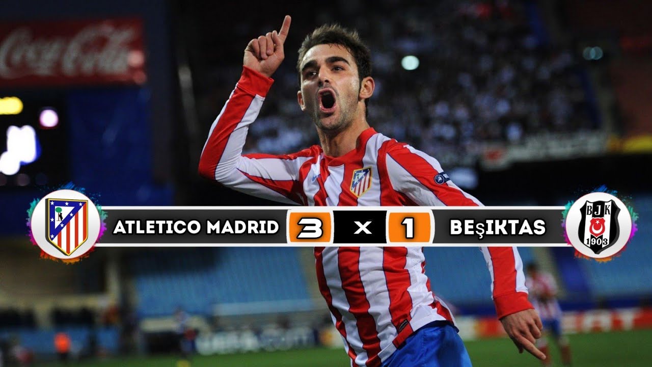 Atlético Madrid × Beşiktas | 3 × 1 | HIGHLIGHTS | All Goals | R16 Europa league 2012